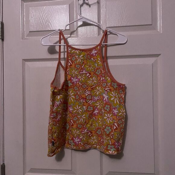 Vans Large Floral Halter Neck Tank Top Athletic Wear - Picture 5 of 5